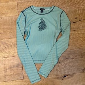 Worn ones green long sleeve!